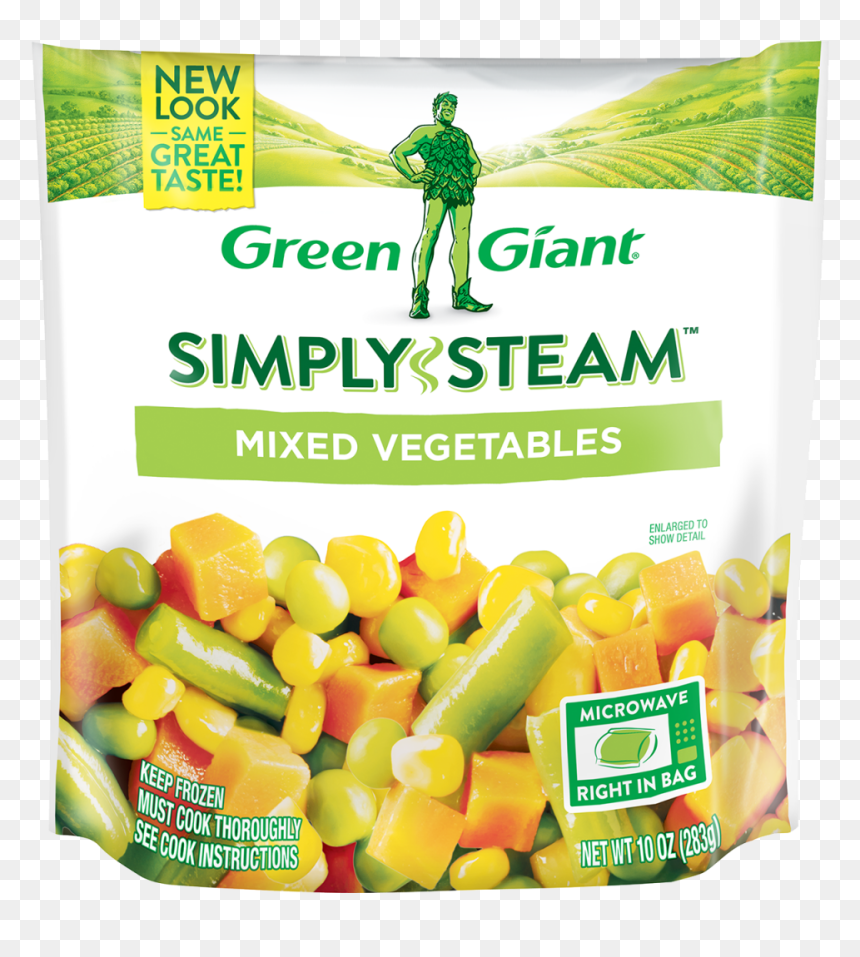 Green Giant® Simply Steam™ Mixed Vegetables - Green Giant Cheesy Rice And Broccoli, HD Png Download - green vegetables png
