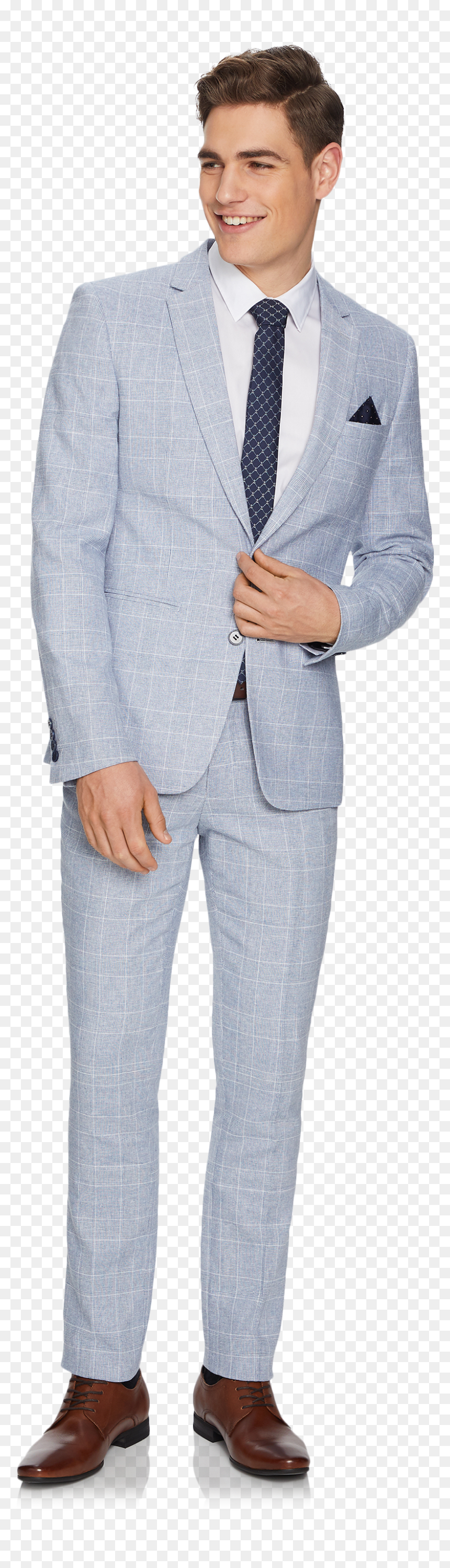 Wilson Linen Slim Suit - Formal Wear, HD Png Download - coat pant png
