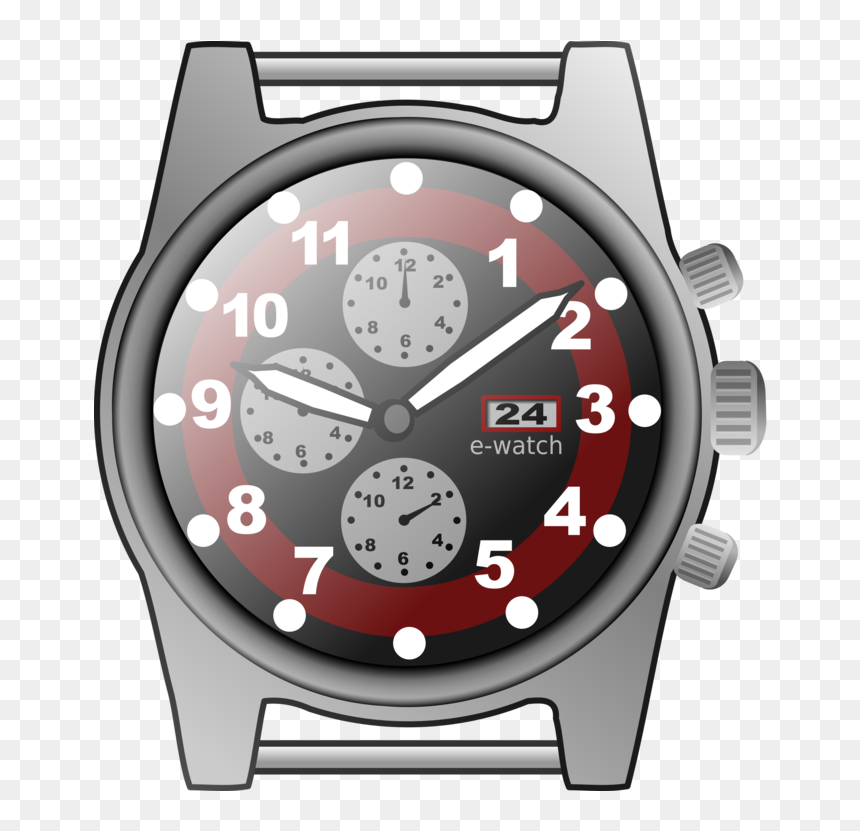 Watch Accessory,brand,watch - Chronograph Png, Transparent Png - watch clipart png