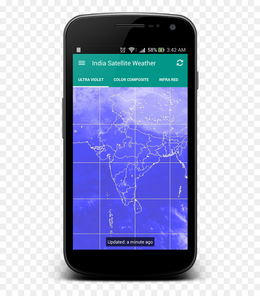 Phone Weather Satellite Png - Indian Live Weather Satellite, Transparent Png - satellite images png