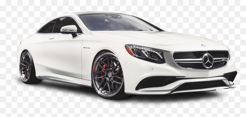 Mercedes Benz S63 Amg White Car - Mercedes Benz Car Png, Transparent Png - car in png