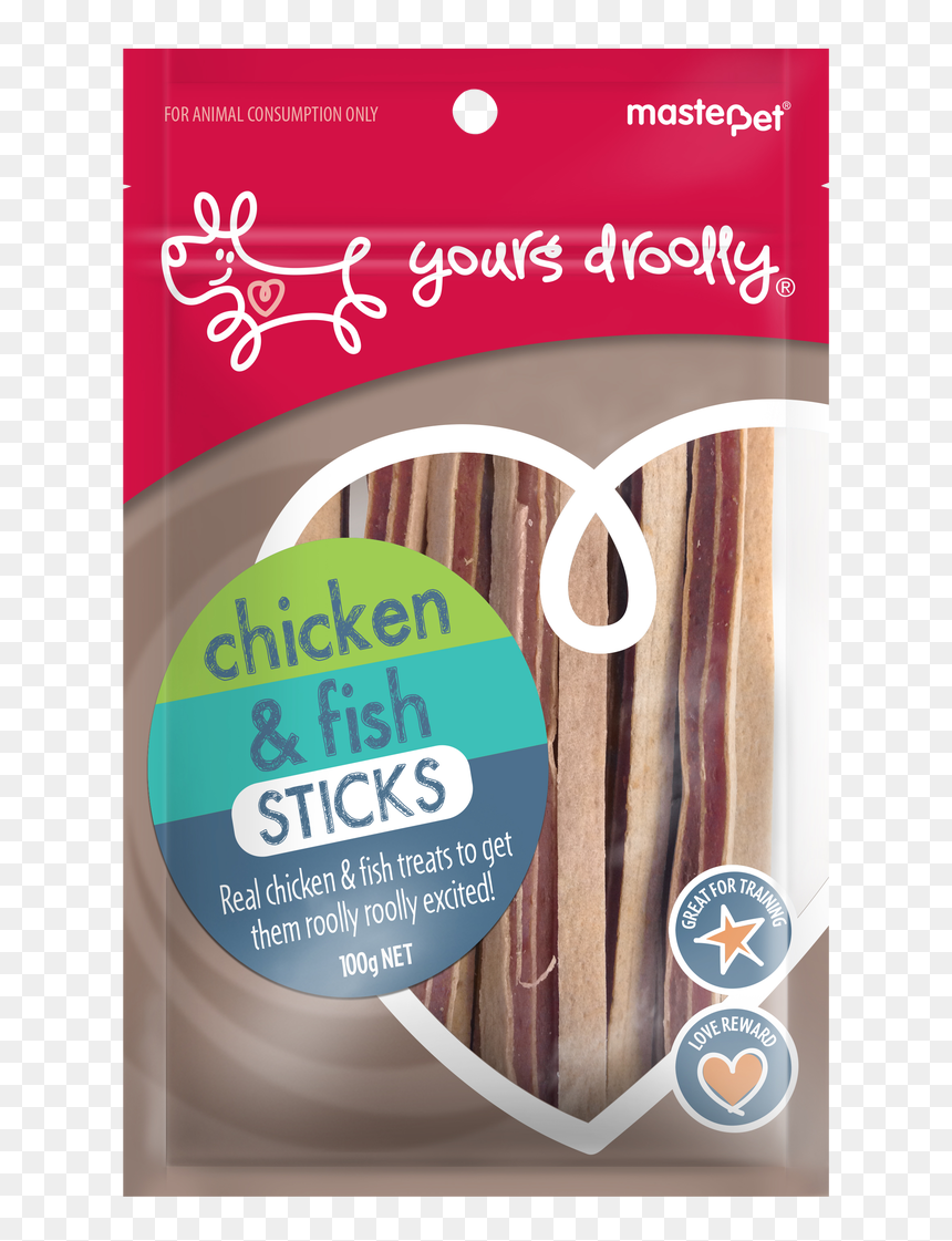 Yours Droolly Chicken/fish Sticks - Yours Droolly Duck Sticks 110g, HD Png Download - real fish png