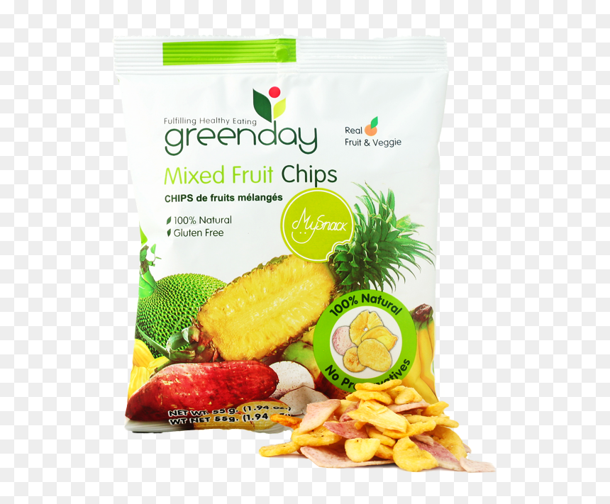 Mixed Fruit , Png Download - Green Day Mixed Fruit Chips 55g, Transparent Png - mixed fruit png