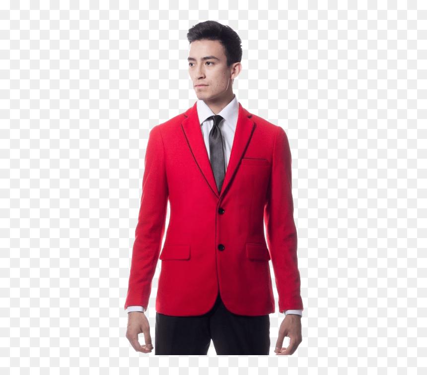 Red Suit Png - Transparent Red Blazer Png, Png Download - coat pant png