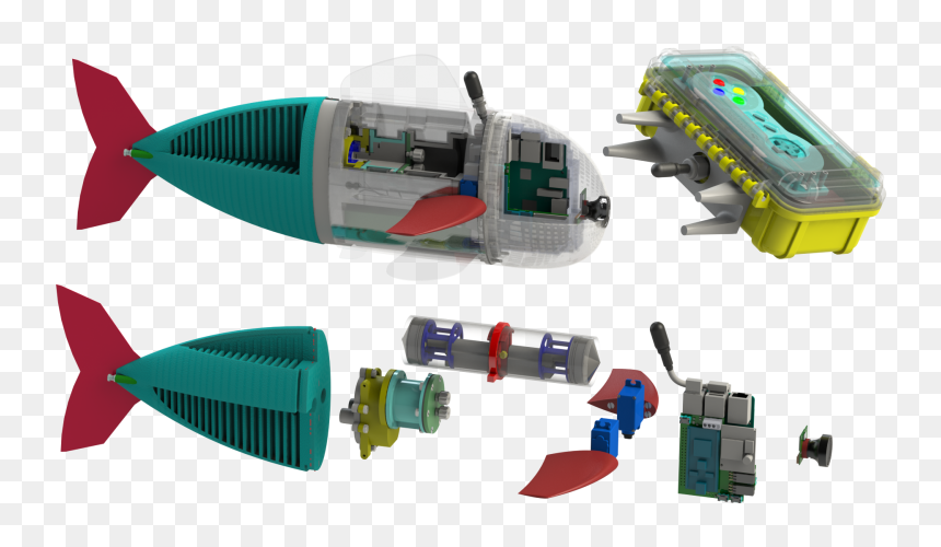 Sofi"s Lightweight Setup Includes A Single Camera, - Mit Soft Robotic Fish, HD Png Download - real fish png