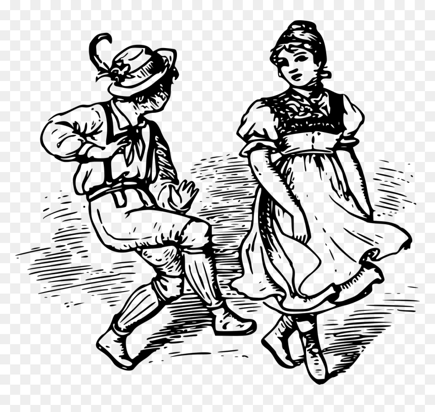 Dessins Danseurs Traditionnels, HD Png Download - kids dress png