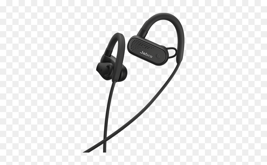 Jabra Elite Active 45e Black, HD Png Download - earphone png image