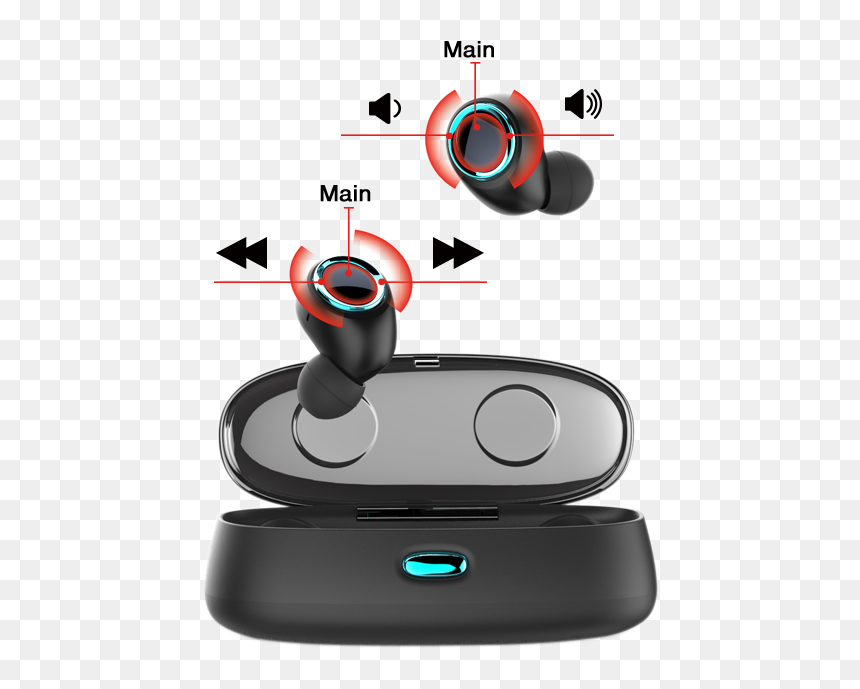 T32 Wireless Earphone In-ear Headphone&earphone Bluetooth - Mobile Phone, HD Png Download - earphone png image
