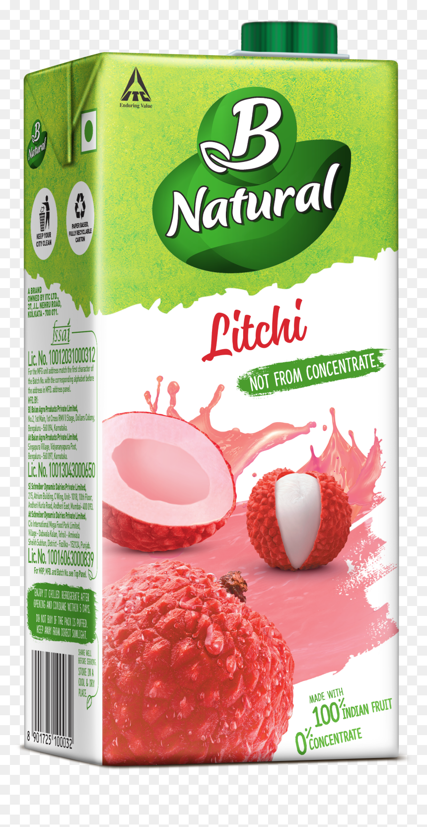 B Natural Litchi Drinks - B Natural Mixed Fruit, HD Png Download - cool drinks images png