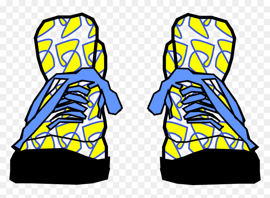 Running Shoes For Women Cartoon Clipart - Sneakers Clip Art, HD Png Download - adidas shoes png