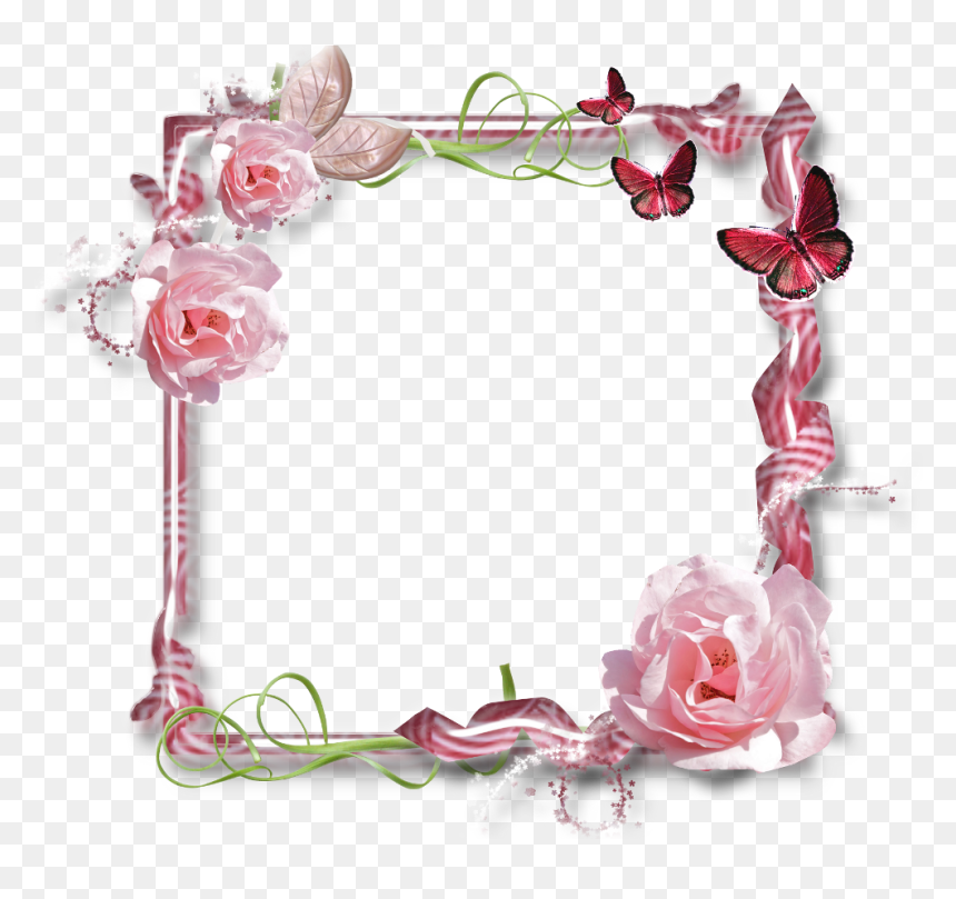 Transparent Clipart Gratuit - Pink Rose Flower, HD Png Download - pink rose flower png