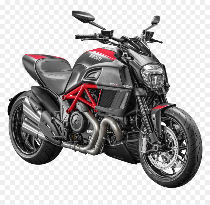 Yellow Ducati Scrambler Png Image - Ducati Diavel, Transparent Png - motorbike clipart png