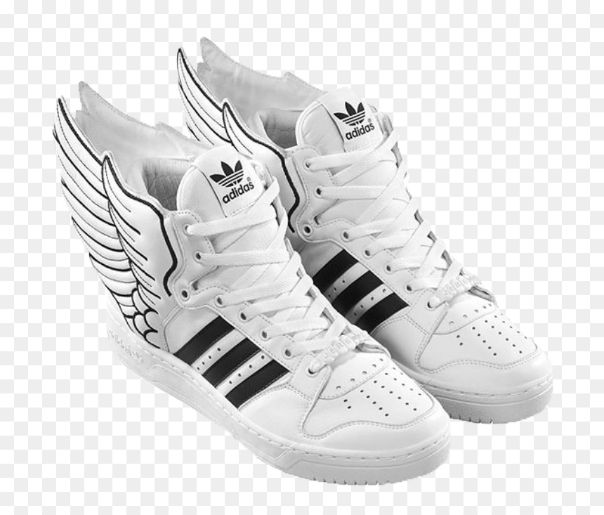 Adidas High Top Wings, HD Png Download - adidas shoes png