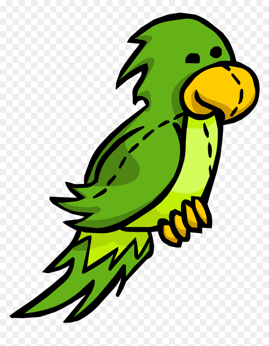 Club Penguin Rewritten Wiki - Captain Rockhopper Club Penguin, HD Png Download - parrot png images