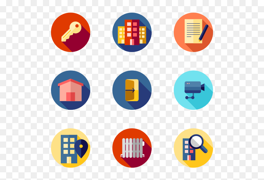 Real Estate Icon Pack, HD Png Download - real estate images png