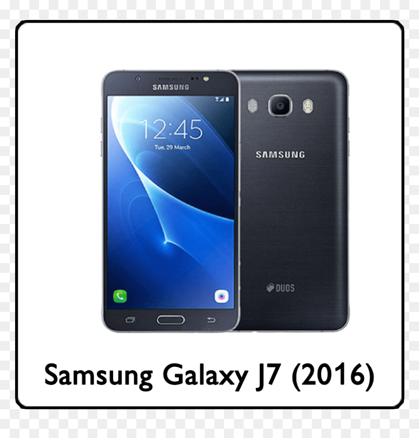 Black Samsung J7 2016, HD Png Download - samsung j7 png