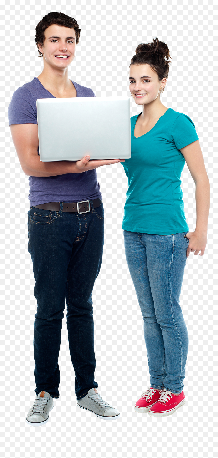 Standing With Laptop Png, Transparent Png - real estate images png