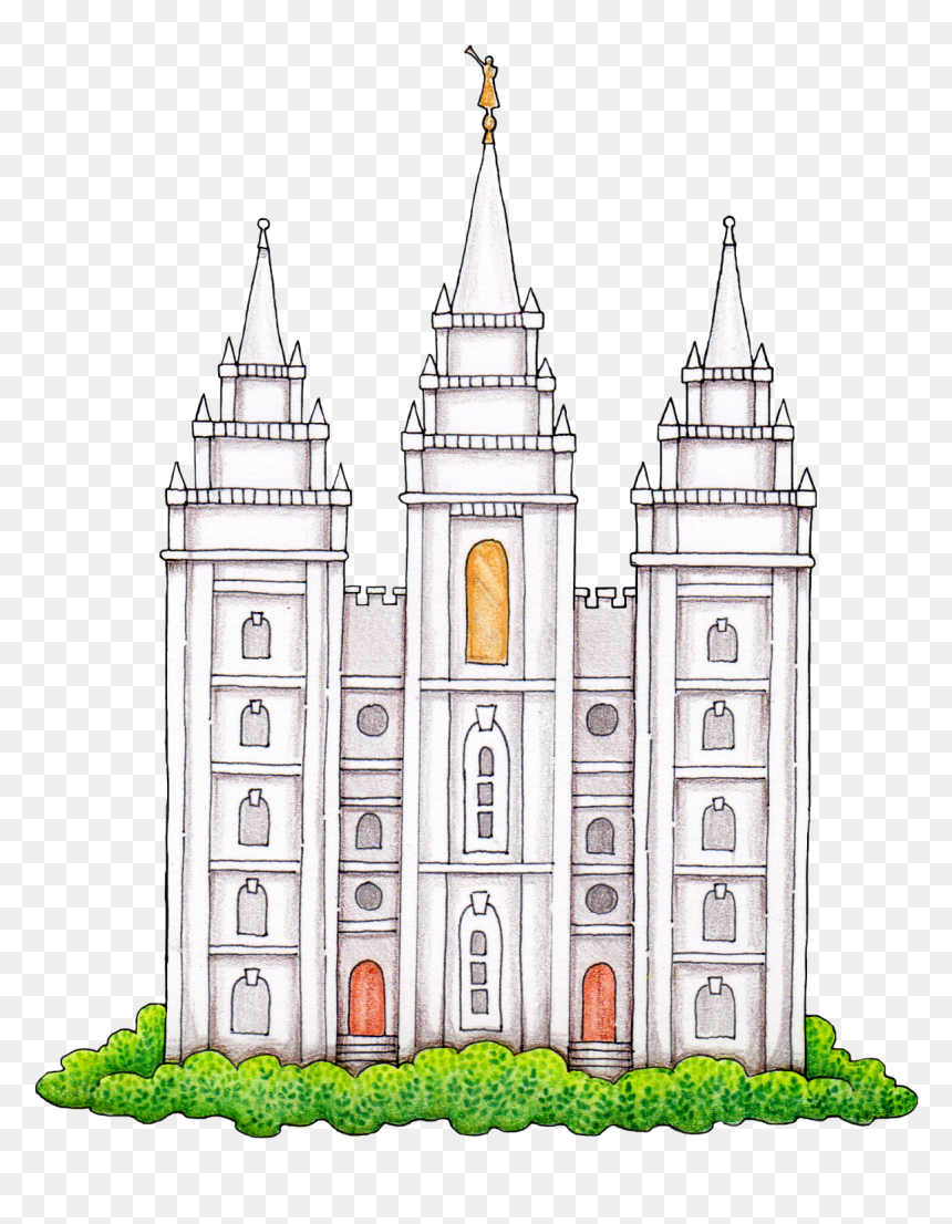 Logan Utah Temple Salt Lake Temple Latter Day Saints - Salt Lake Temple, HD Png Download - temple png images
