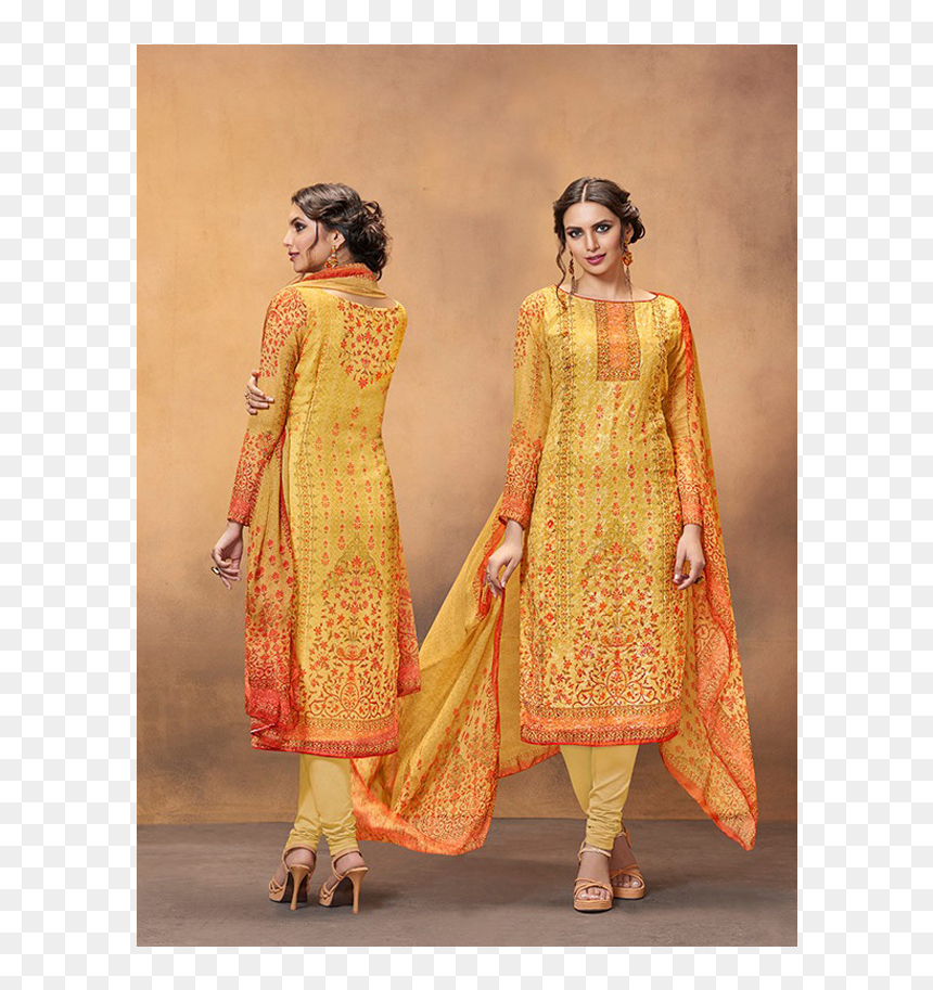 Thumb - Silk, HD Png Download - salwar suit png