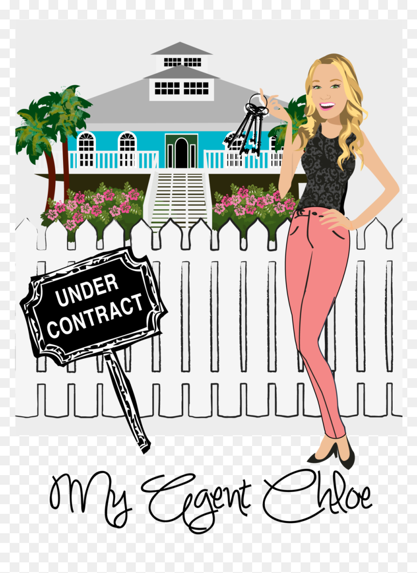 Chloe Realestate Under Contract - Illustration, HD Png Download - real estate images png