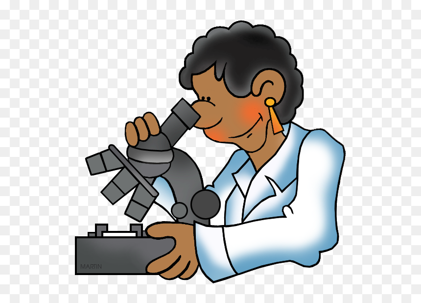 Inventors And Inventions Clip Art By Phillip Martin, - Forensic Scientist Clipart, HD Png Download - microscope clipart png