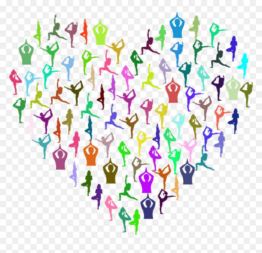 Yoga Pilates Cliparts - Happy Valentines Day Yoga, HD Png Download - yoga clipart png