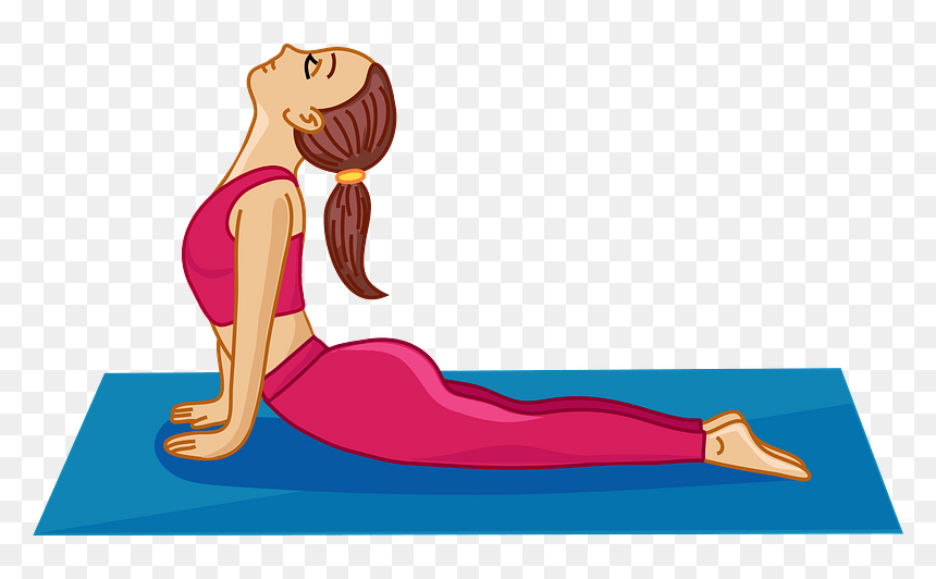 Yoga Girl Clipart - Illustration, HD Png Download - yoga clipart png