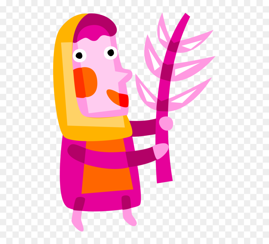 Vector Illustration Of Virgin Mary, Mother Of Jesus - Clip Art, HD Png Download - mother mary png