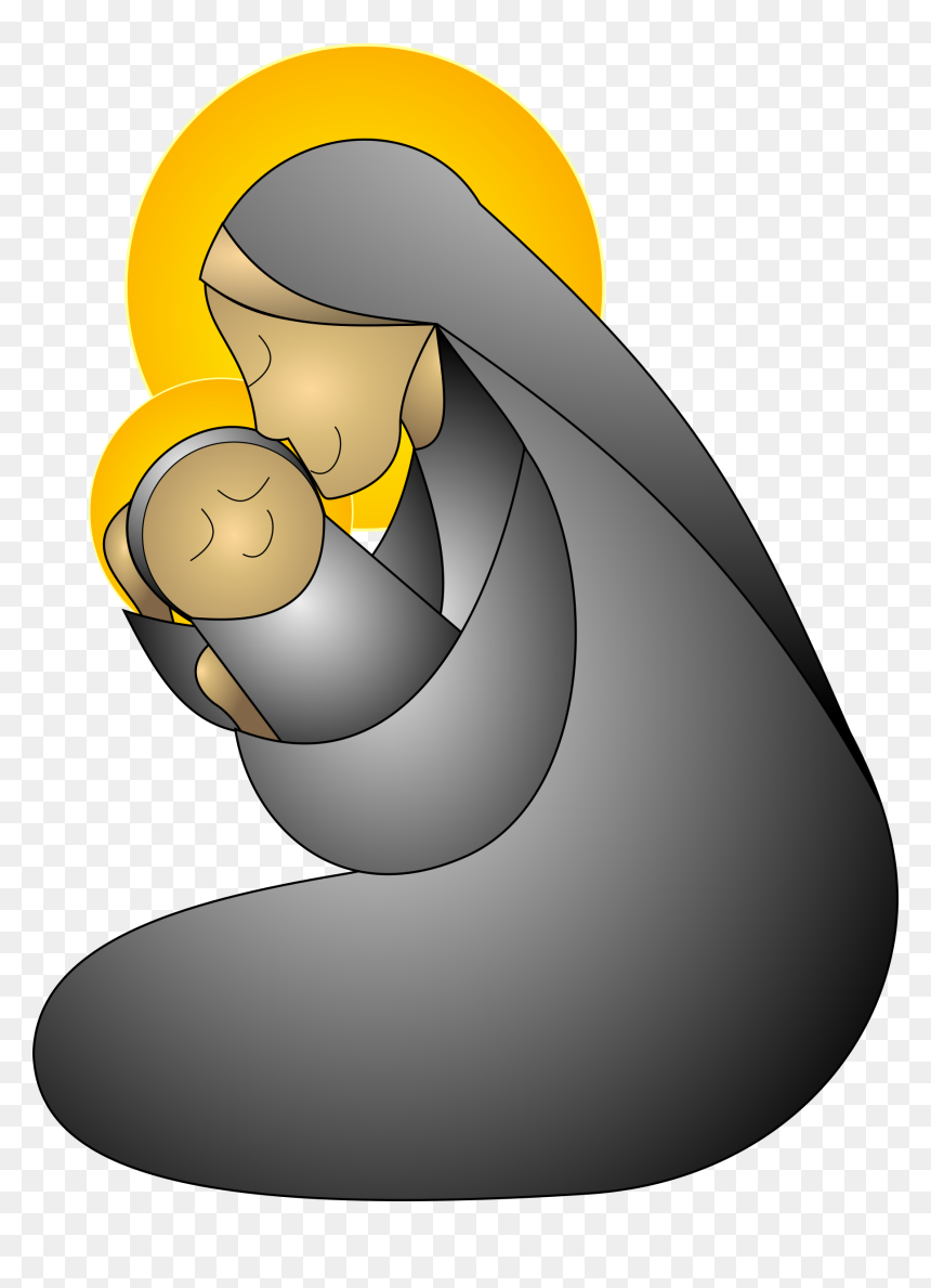 Second Group Baby Image - Poetry About Mother In Urdu, HD Png Download - mother mary png