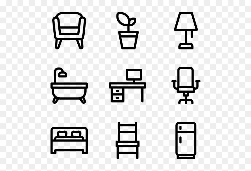 Icon, HD Png Download - furnitures png