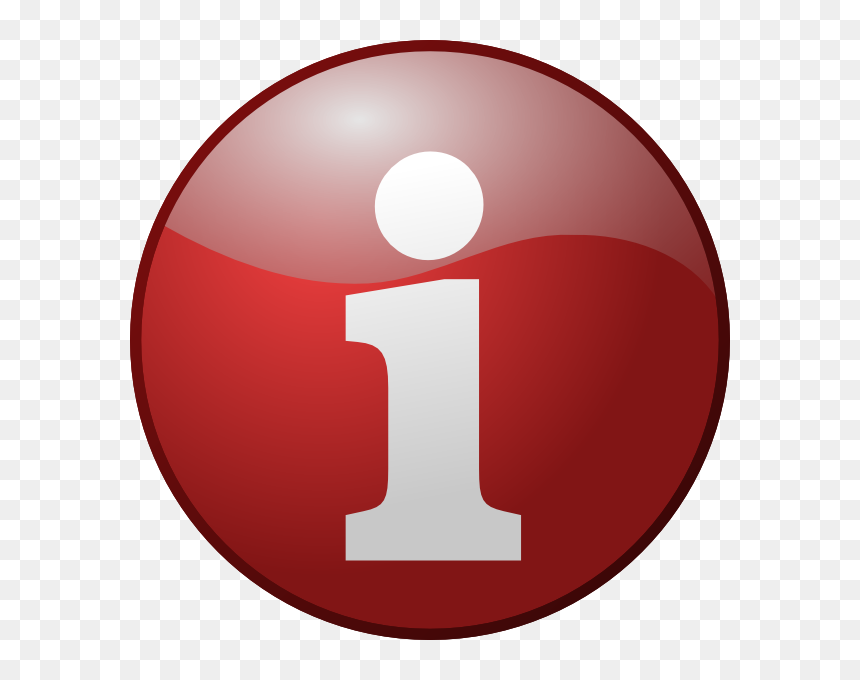 Red Clip Art At - Info Clipart, HD Png Download - information png