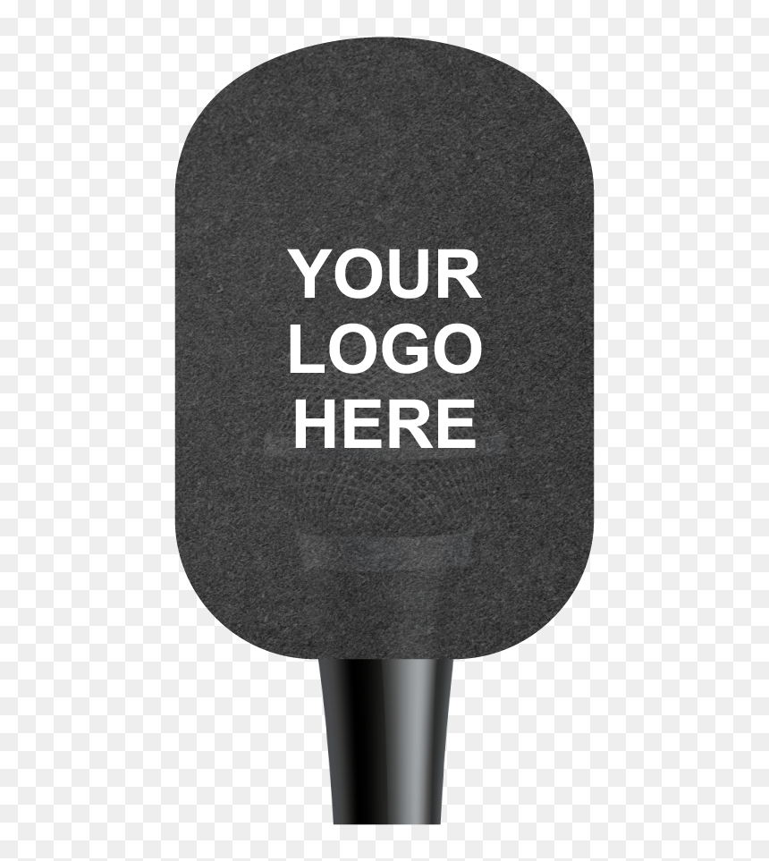 Cylinder Microphone Sponge - Magnifying Glass, HD Png Download - your logo here png