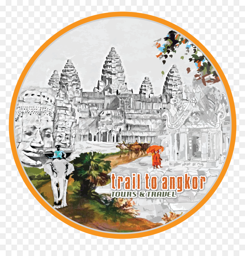 Trailtoangkortours & Travel - Angkor Wat, HD Png Download - hindu temple png