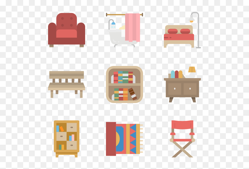 Couch, HD Png Download - furnitures png