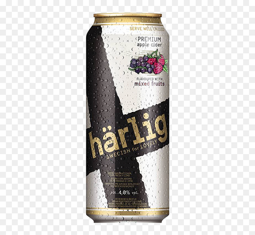 Harlig Forest Fruits Swedish Cider - Härlig Beer, HD Png Download - mixed fruit png