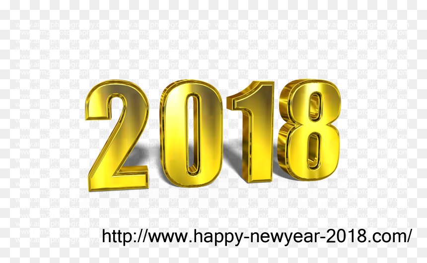Share This Entry - New Year 2018 Logo, HD Png Download - 2018 png image