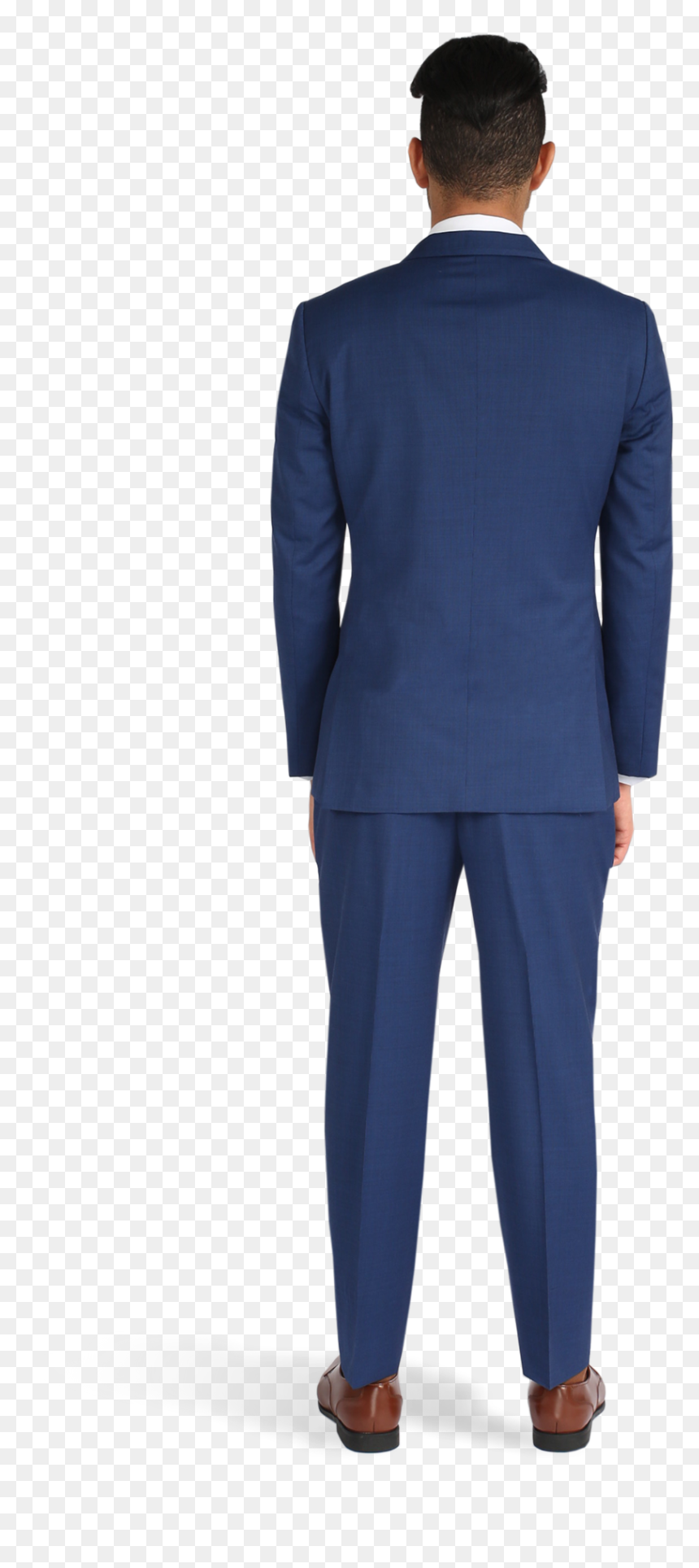 Cobalt Blue Notch Lapel Suit, HD Png Download - salwar suit png
