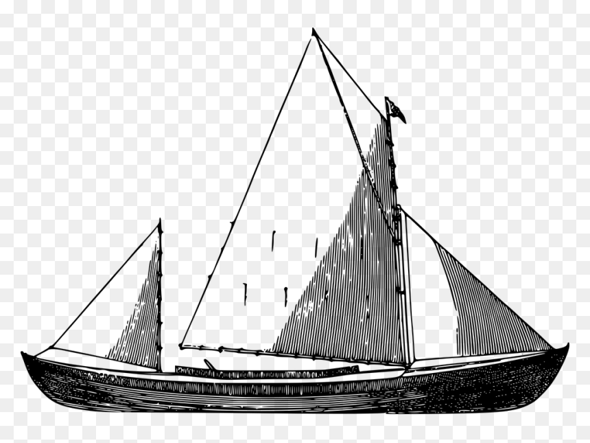 Canoe Sketch - Boat, HD Png Download - canoe png