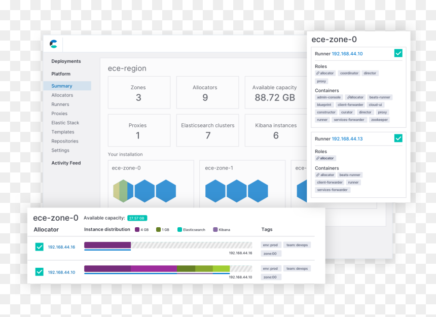 Elastic Cloud Enterprise, HD Png Download - cloud server icon png