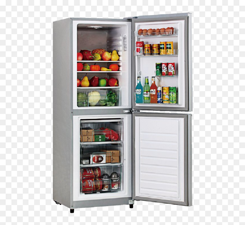 Double Door Fridge Png - Fridge Png, Transparent Png - single door fridge png