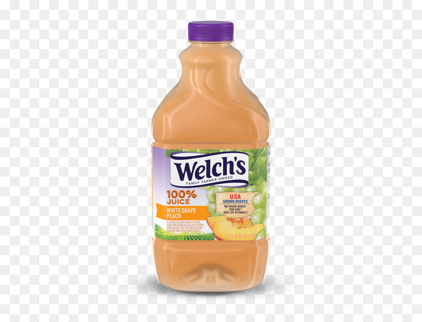 Welch"s White Grape Peach 100% Juice - Welch's White Grape Juice, HD Png Download - grape juice png
