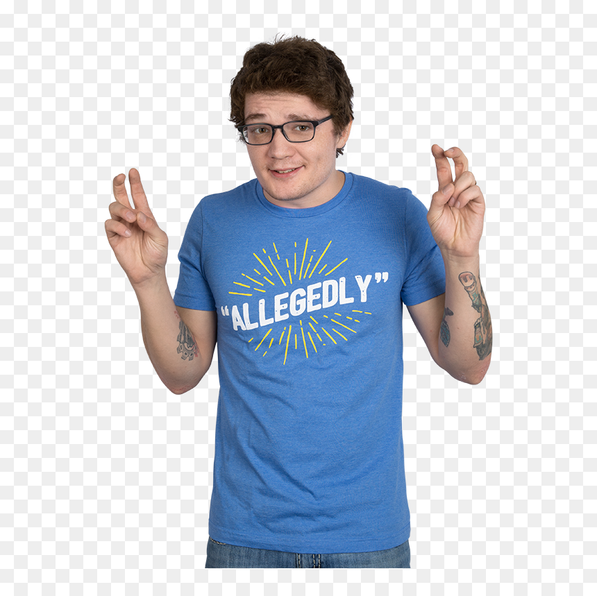 We Have New Shirts But Most Importantly New Pngs Of - Achievement Hunter Allegedly Shirt, Transparent Png - new pngs