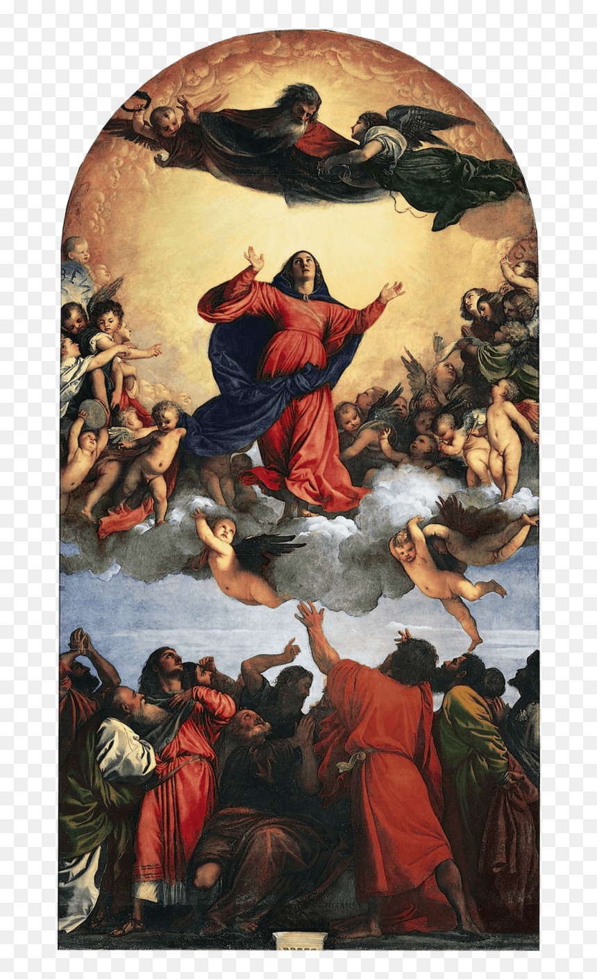 Assumption Of The Virgin 1518, HD Png Download - mother mary png