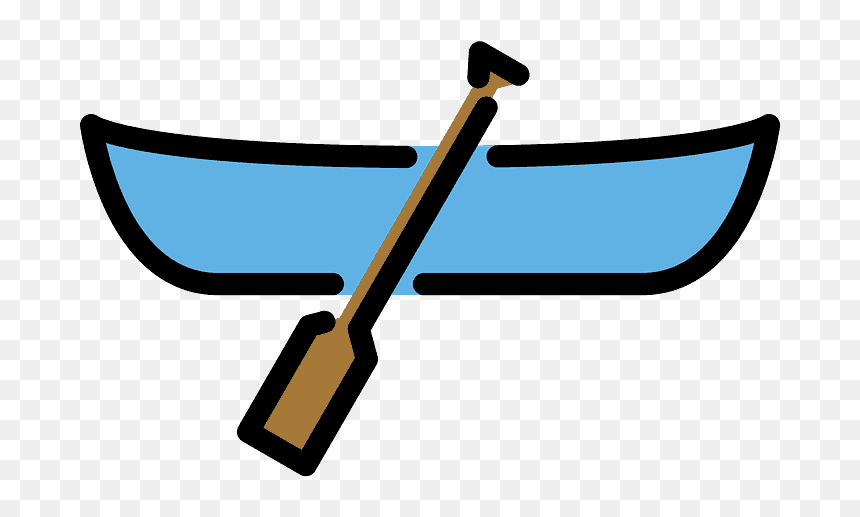 Canoe Emoji Clipart, HD Png Download - canoe png