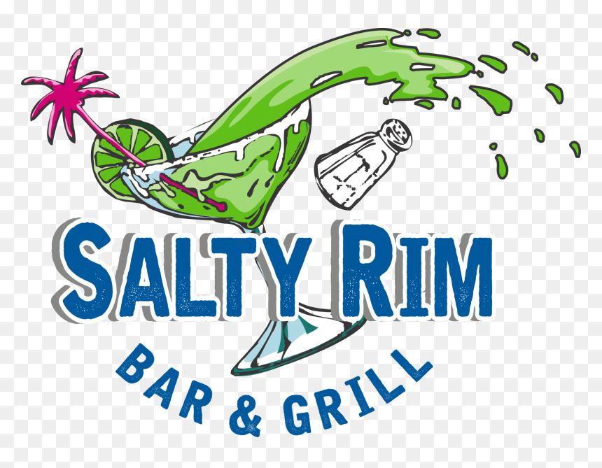 Salty Rim Restaurant Logo - Graphic Design, HD Png Download - salty png