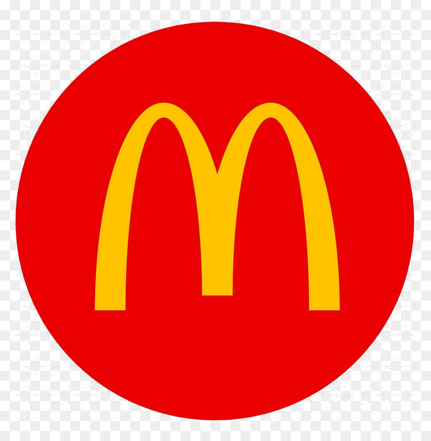 Transparent Fast Png - Mcdonalds Logo Circular, Png Download - 2018 png image