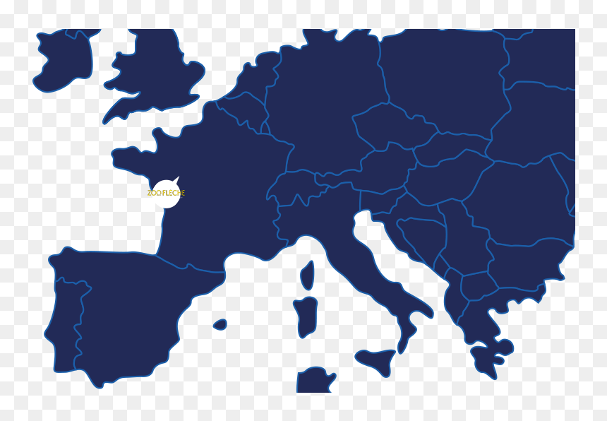 Zoo De La Flèche"
 Src="https - Europe Map Vector Png, Transparent Png - fleche png