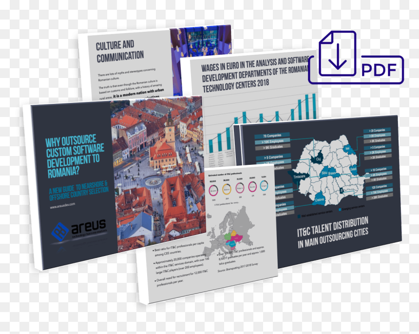 Why Outsource Custom Software Development To Romania - Flyer, HD Png Download - software development images png