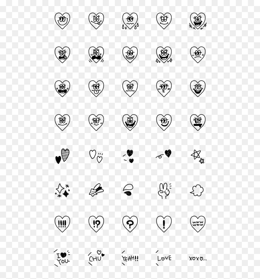 Emoji, HD Png Download - black heart emoji png