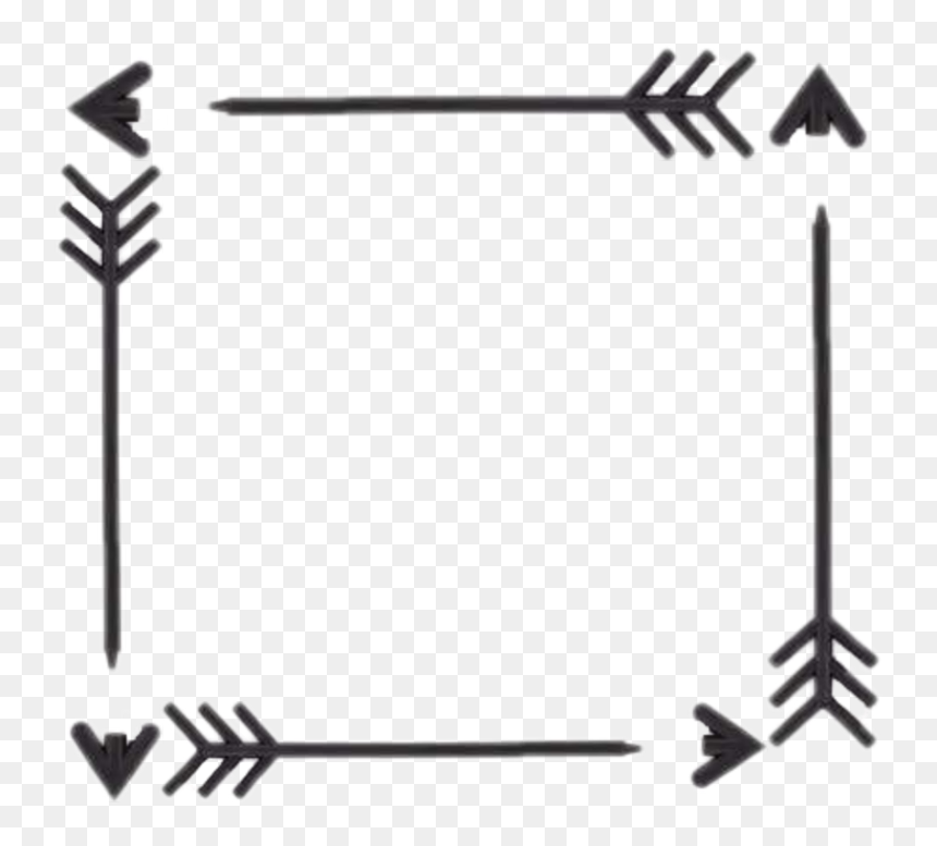 #freetoedit #arrow #fleche #cadre, HD Png Download - fleche png